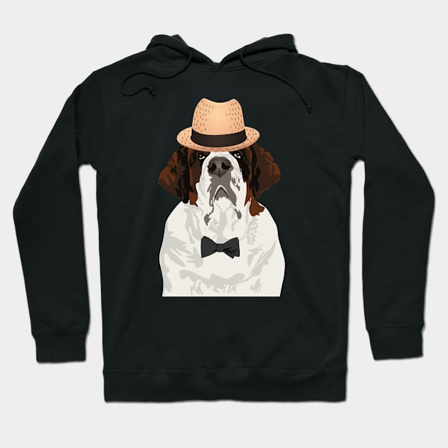 Saint Bernard Dog T-Shirt for Dog Lovers Hoodie by riin92